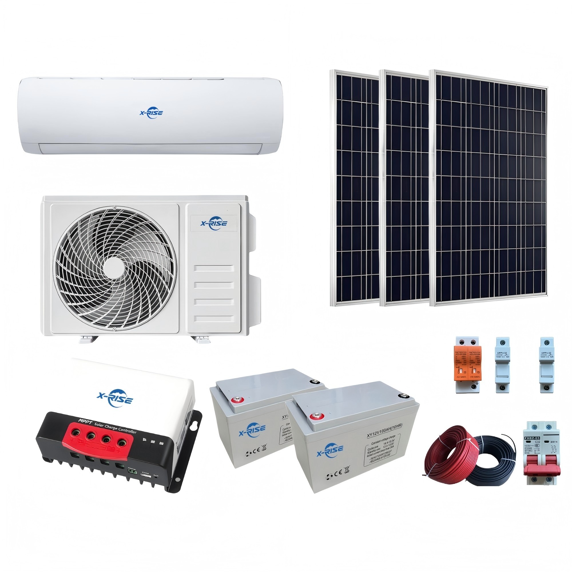 12000BTU DC Off Grid Solar Air Conditioning System
