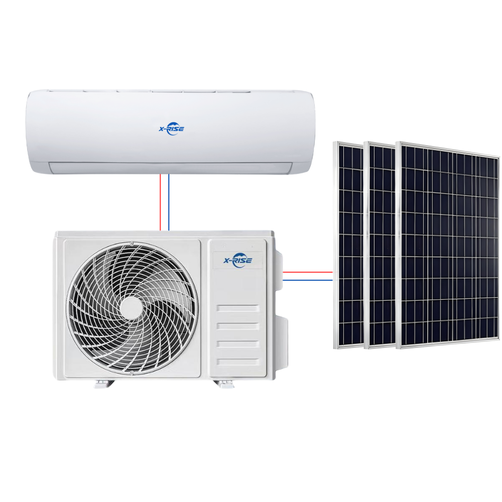 Hybrid AC/DC 24000BTU Solar Air Conditioner System