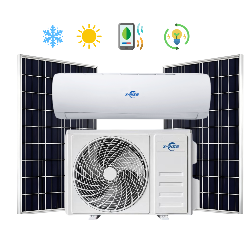 Hybrid AC/DC 24000BTU Solar Air Conditioner System