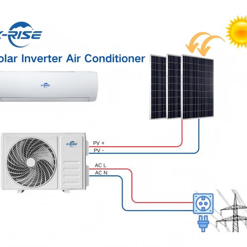 Hybrid AC/DC 18000BTU Solar Air Conditioner System